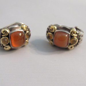 Vintage Samuel B Gold, Silver Earrings – Hardly Worn